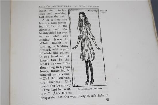 Dodgson, Charles Lutwidge - Alices Adventures in Wonderland, one of 1130, illustrated by Arthur Rackham, qto, original cloth gilt,